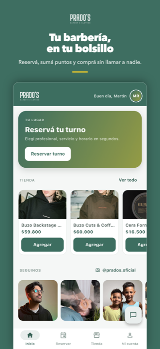 La app del cliente